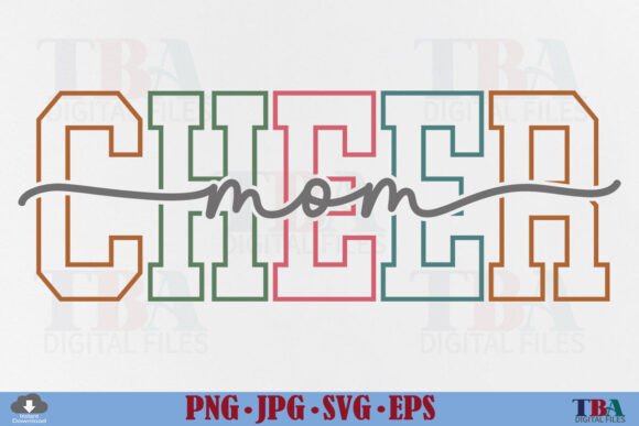 Cheer Mom SVG: A Varsity-Style Design for Real Embroidery Projects