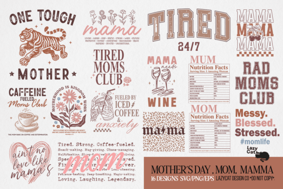 Mother’s Day Mama Mom SVG PNG Bundle Review