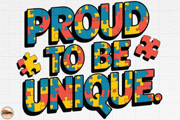 Proud to Be Unique, Autism Awareness PNG Review