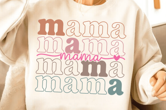 Retro Mama SVG: A Nostalgic Touch for Embroidery Projects
