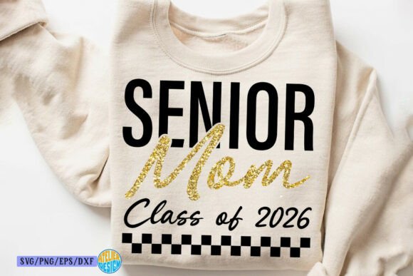 Retro Senior Mom SVG: A Vintage Touch for Graduation Projects
