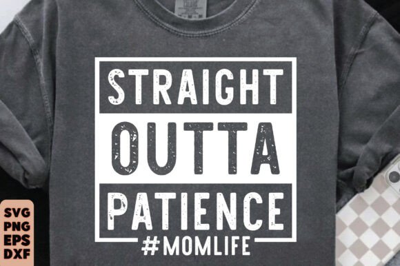 Straight Outta Patience SVG PNG, Mom Svg: A Designer’s Real-World Embroidery Take